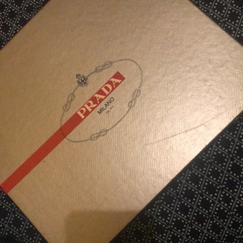 Navy blue Prada sneakers 100% authentic
